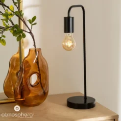 Lampa stołowa KELI, metalowa, 46 cm