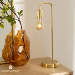 Lampa stołowa KELI, metalowa, 46 cm