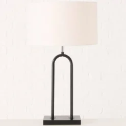 Lampa stołowa Medley, metalowy stelaż, 65 cm