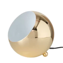 Lampa stołowa Missy, Ø 15 cm, złota
