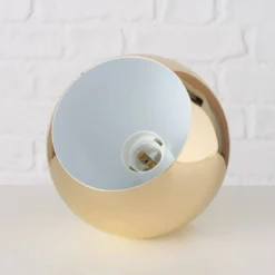 Lampa stołowa Missy, Ø 15 cm, złota