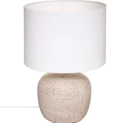 Lampa stołowa na ceramicznej podstawie DAVIA, wys. 40 cm
