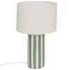 Lampa stołowa podstawa w paski FRIDA, Ø 28 x 47 cm