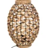 Lampa stołowa SAND z kloszem z hiacyntu, wys. 40 cm
