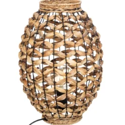 Lampa stołowa SAND z kloszem z hiacyntu, wys. 40 cm