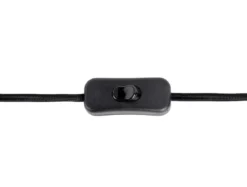 Lampa stołowa TRAPEZE z drewnianą podstawą, Ø 25 cm