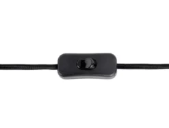 Lampa stołowa TRAPEZE z drewnianą podstawą, Ø 25 cm