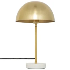 Lampa stołowa w stylu retro Lilio, grzybek, wys. 46 cm