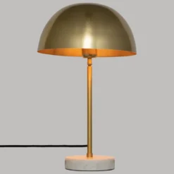 Lampa stołowa w stylu retro Lilio, grzybek, wys. 46 cm