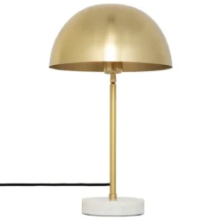 Lampa stołowa w stylu retro Lilio, grzybek, wys. 46 cm