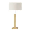 Lampa stołowa z bambusową bazą BENITO, 57 cm
