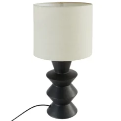 Lampa stołowa z ceramiczną podstawą YULIA, wys. 40 cm