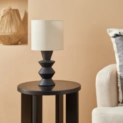 Lampa stołowa z ceramiczną podstawą YULIA, wys. 40 cm