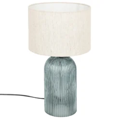 Lampa stołowa ze szklaną bazą MATI, wys. 42 cm