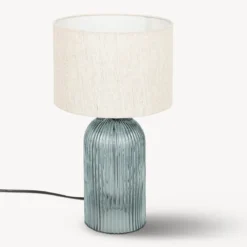Lampa stołowa ze szklaną bazą MATI, wys. 42 cm