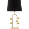 Lampa stołowa ze złotymi kulkami BUBBLE