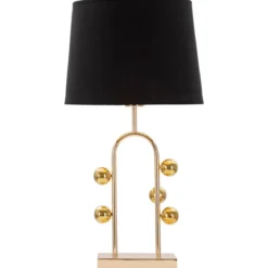 Lampa stołowa ze złotymi kulkami BUBBLE