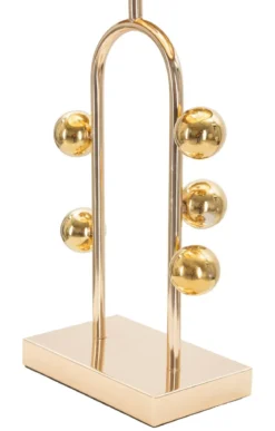 Lampa stołowa ze złotymi kulkami BUBBLE