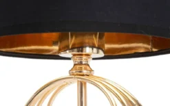 Lampa stołowa ze złotym zdobieniem CIRCLY