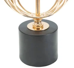 Lampa stołowa ze złotym zdobieniem CIRCLY