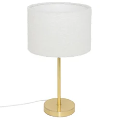 Lampa stołowa z kloszem boucle TINA, wys. 49 cm