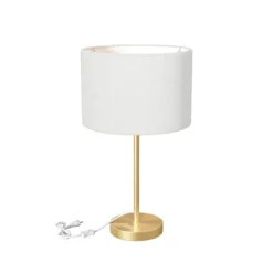 Lampa stołowa z kloszem boucle TINA, wys. 49 cm