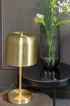 Lampa stołowa, złota, CAPA, 39,5 cm