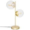 Lampa stołowa złote kule COL, wys. 48 cm