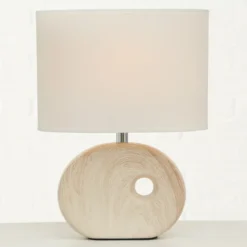 Lampa stołowa z porcelanową bazą OAKVILLE, 30 cm