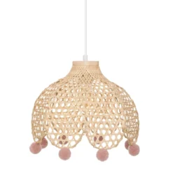 Lampa sufitowa CAMPAGNE, bambusowa, Ø 28 cm