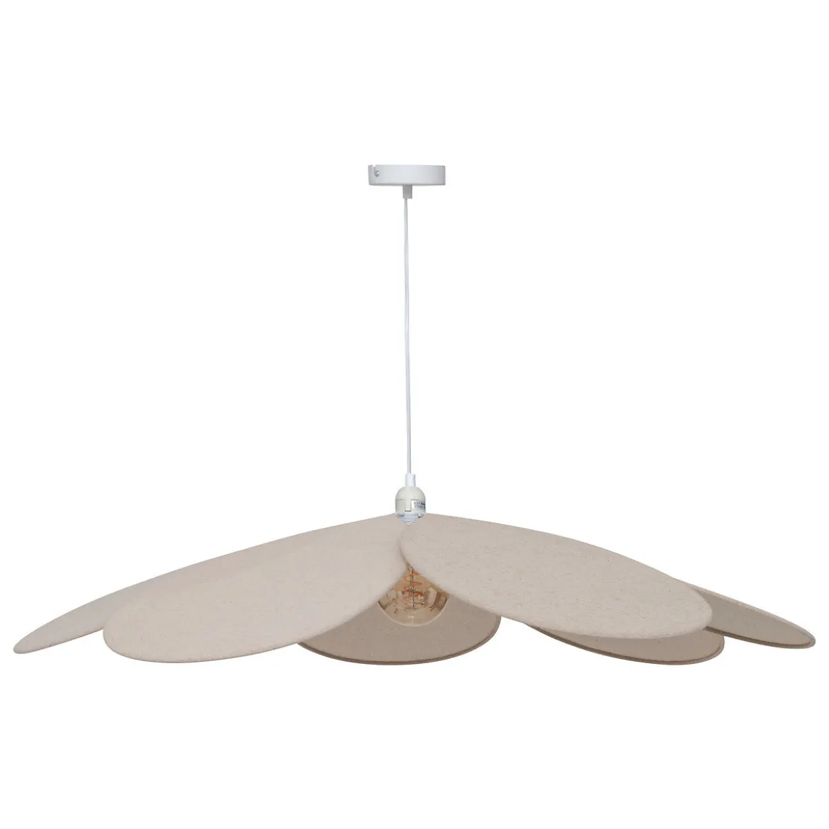 Lampa sufitowa do salonu kwiatek PETALS, Ø 100 cm
