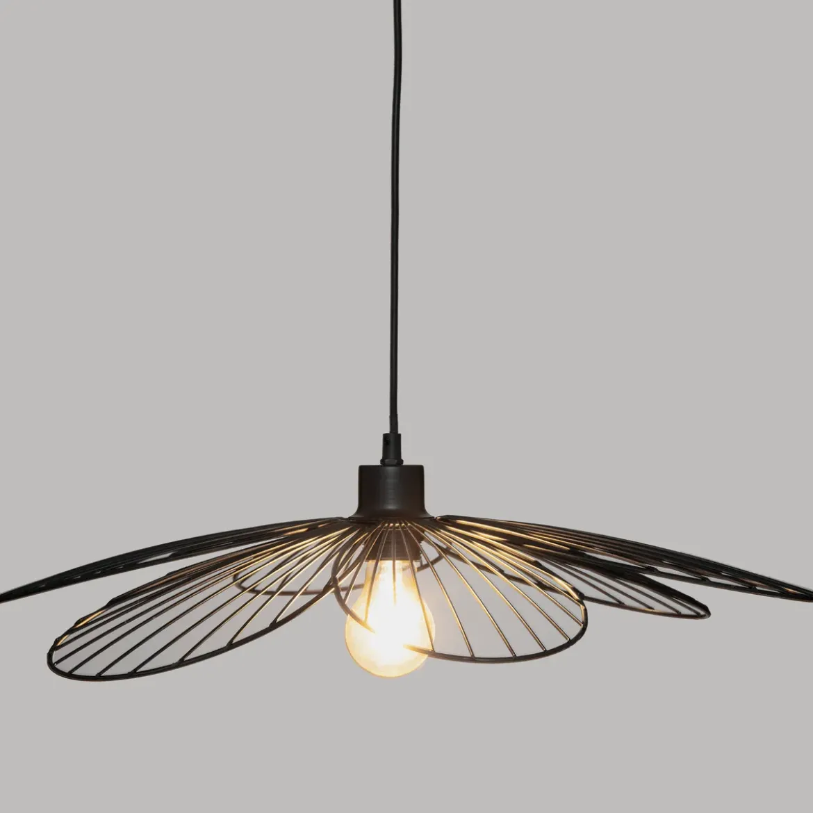 Lampa sufitowa do salonu metalowy kwiatek FLOWER, Ø 57 cm