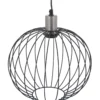 Lampa sufitowa LOFT, 32 cm, metalowa