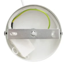 Lampa sufitowa TOBIE z bawełnianym kloszem, Ø 25 cm