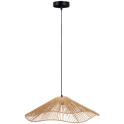 Lampa sufitowa VELTO pleciony klosz, 55 cm