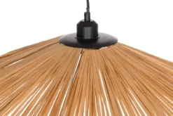 Lampa sufitowa z rafii LEIJA, Ø 68 cm
