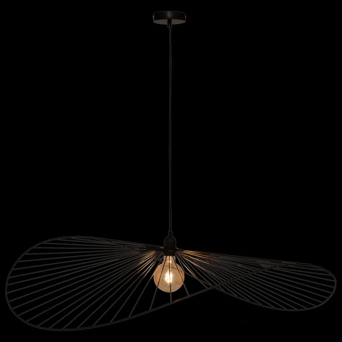 Lampa wisząca ADELIA, Ø 98 cm czarna