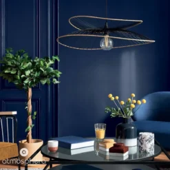 Lampa wisząca ALARA z metalowym kloszem, Ø 69 cm