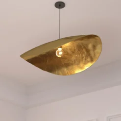 Lampa wisząca ARLO, 76 cm, złoty metal