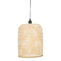 Lampa wisząca bambusowa ALI, Ø 28 cm