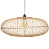 Lampa wisząca bambusowa LOREN, Ø 60 cm
