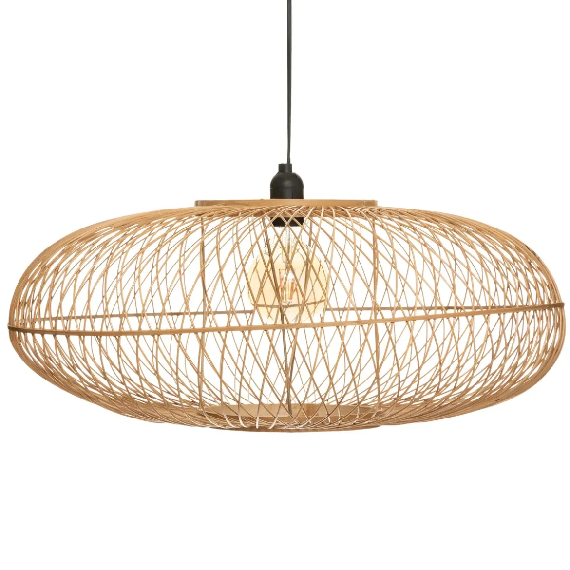 Lampa wisząca bambusowa LOREN, Ø 60 cm