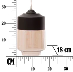 Lampa wisząca do salonu, Ø 18 cm