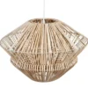 Lampa wisząca LUDZA, rattanowa, 45 cm