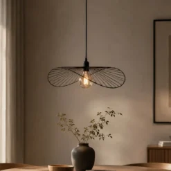 Lampa wisząca nad stół, metalowa ADELIA, Ø 58 cm