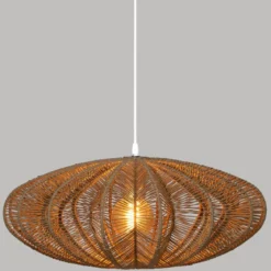 Lampa wisząca plecionka Tery, Ø 57 cm