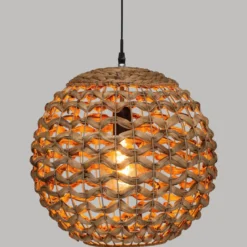 Lampa wisząca SAND z kloszem z hiacyntu, Ø 38 cm