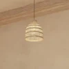 Lampa wisząca SEA VIEW, Ø 45 x 50 cm, naturalna trzcina