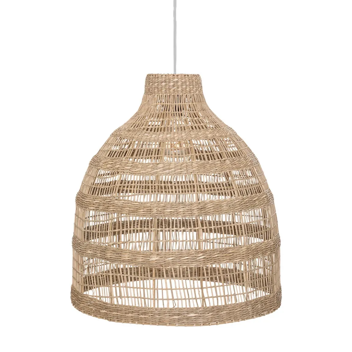 Lampa wisząca SEA VIEW, Ø 45 x 50 cm, naturalna trzcina