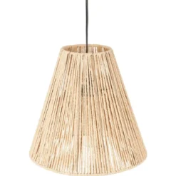 Lampa wisząca z kloszem z metalu i papieru, Ø 30 cm